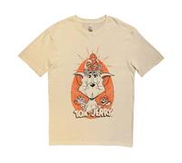Tom & Jerry Men's Tom Bird Nest T-Shirt in Natural | Size: Medium Tom & Jerry Natural M