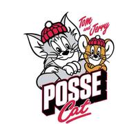 Tom & Jerry Posse Cat Men's T-Shirt - White - XL