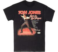 Tom Jones - Live in Las Vegas T-Shirt Black S