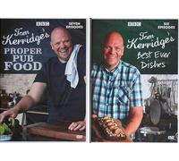 TOM KERRIDGE 1-2 COMPLETE COLLECTION / 1. TOM KERRIDGE'S PROPER PUB FOOD / 2. BEST EVER DISHES = ULTIMATE 2x DVD UK SET