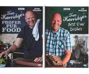 TOM KERRIDGE 1-2 COMPLETE COLLECTION / 1. TOM KERRIDGE'S PROPER PUB FOOD / 2. BEST EVER DISHES = ULTIMATE 2x DVD UK SET