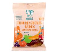 Tom & Krissi's Gummy Bears, Fruit Gums, 150 g, Fructose-free and Vegan