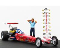 Tom Mongoose McEwen's Rear Engine Dragster with Christmas Tree Starting Light 1/