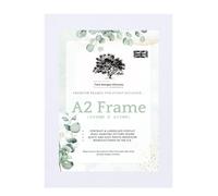 Tom Morgan Pictures A2 (59.4cm x 42cm) Photo Frame, White, Freestanding Modern Picture Frame