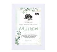 Tom Morgan Pictures A4 (29.7cm x 21cm) Photo Frame, White, Freestanding & Wall Hanging Modern Picture Frame