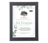 Tom Morgan Pictures A5 (21cm x 14.85cm) Photo Frame, Black, Freestanding & Wall Hanging Modern Picture Frame