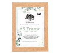 Tom Morgan Pictures A5 (21cm x 14.85cm) Photo Frame, Oak, Freestanding & Wall Hanging Modern Picture Frame