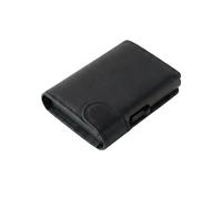 Tom Morris Card Holder Leather TMW101 - Man - Aluminium Black 9,5 x 7 x 2 cm