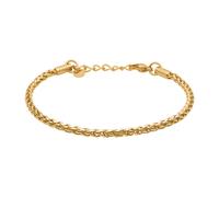 Tom Morris Wheat Chain Bracelet Goldplated Stainless Steel TM00015 - Man - Stainless Steel Gold 17 cm