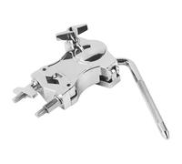 Tom Mount Bracket - Zinc Alloy Drum Rack Bracket Mount Clamp | 360-Degree Rotating Drum Rack Clamp | Multi-Functional Tom Drum Mount for Cymbals, Percussion Accessories | Heavy-Duty Adjustable Drum Ra