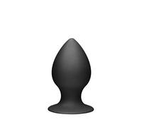 Tom of Finland Medium Black Silicone Anal Plug