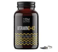 Tom Oliver Nutrition Vitamin D +K2 Capsules, 800iu, 60 Count