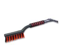ToM PaR Brush and Scraper, 2-in-1 Snow Brush and Ice Scraper, Warm Soft Touch Handle, Car Ice Scraper with Broom, Scratches for Thin, Cold-Resistant Plastic, Length: 50 cm, Red