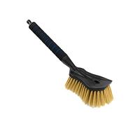 ToM PaR Car Wash Brush, Water Brush with Hose Connection, Soft Fine and Delicate Bristles, Comfortable Handle, Length: 44 cm, Blue