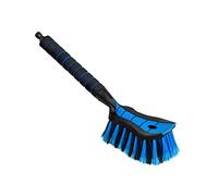 ToM PaR Car Wash Brush, Water Brush with Hose Connection, Tightly Arranged Bristles, Comfortable Handle, Length: 44 cm, Blue