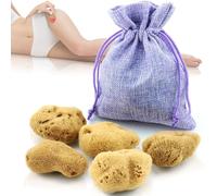 tom&pat® Menstrual Sponge Made from Natural Sea Sponge • Alternative to Tampons • Washable and Reusable • Dermatest Excellent • Travel Case • Mediterranean Quality Greece (Size M / 5 x 5-7 cm)