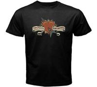 Tom Petty and The Heartbreakers Logo Rock Music Men's Black T-Shirt Black