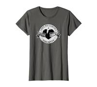 Tom Petty Country Black and White Logo T-Shirt, Women, Asphalt Grey, Medium