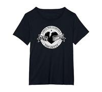 Tom Petty Country Black and White Logo T-Shirt, Women's Plus, Black, 1X