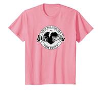 Tom Petty Country Black and White Logo T-Shirt, Youth, Pink, X-Small