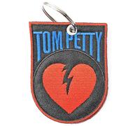 Tom Petty Heart Break Patch Keychain Keyring in Black Tom Petty Black One Size