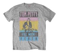 Tom Petty Men's Full Moon Fever T-Shirt in Grey | Size: XL Tom Petty Grey XL