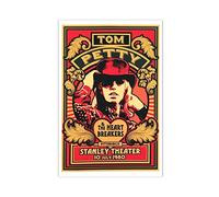 Tom Petty Retro Classic Music Singer Cover 3 Canvas Poster Wall Art Decor Print Picture Paintings for Living Room Bedroom Decoration Unframe:12x18inch(30x45cm)