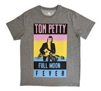 Tom Petty & the Heartbreakers - T-Shirt # L Grey Unisex # Full Moon Fever