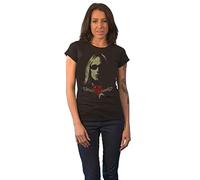 Tom Petty & The Heartbreakers T Shirt Shades & Logo Official Womens Skinny Fit L Black