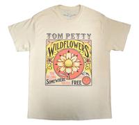 Tom Petty Wildflowers T-Shirt in Light Sand | Size: Small Tom Petty Light Sand S