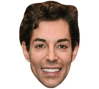 Tom Read Wilson (Stubble) Celebrity Mask, Flat Card Face, Fancy Dress Mask