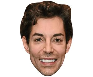 Tom Read Wilson (Stubble) Celebrity Mask, Flat Card Face, Fancy Dress Mask