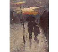 Tom Roberts Going Home Art Print Canvas Premium Wall Decor Poster Mural