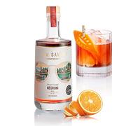 Tom Savano Artisan Cocktails, Devon Coastal Negroni, Crafted with Devon Gin, Italian Campari, and Herbal Amaro, Premium Handcrafted Cocktail, 21% ABV, 5 Servings, 500ml Bottle
