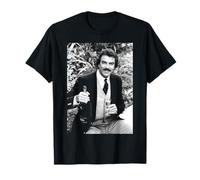 Tom Selleck Drinking Champagne In London 1985 T-Shirt