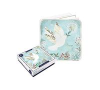 Tom Smith 10 Boxed Deluxe Square Charity Christmas Cards Dove Design Peace On Earth