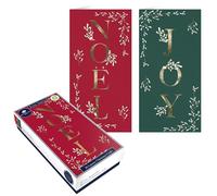 Tom Smith 20 Boxed Luxury Eco Friendly Christmas Cards 2 Slim Joy Noel Designs
