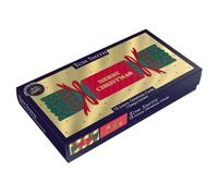 Tom Smith Christmas Cards Pack 15 - Luxury Cracker Xmas Card Set Envelopes | Slimline Design, Recycled, Eco Friendly, Boxed Multipack, Includes Seals, Festive Greetings, Family Friends Christmas