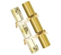 Tom Smith Deluxe Cream & Gold Art Deco Crackers 25 x 14 Inch | XIGDC0636 Festive Party Crackers