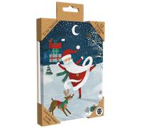 Tom Smith Luxury Christmas card Santa Claus - 12 pcs