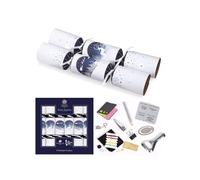 Tom Smith Pack 6 Eco Charity Christmas Crackers White & Blue Night Sky Design 33cm