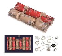 Tom Smith Pack 8 Red & Brown Holy & Ivy Eco Charity Christmas Crackers Family