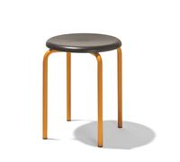 Tom Stacking stool Richard Lampert black / yellow daffodils - RICHARD LAMPERT TOM SN
