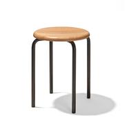 Tom Stacking stool Richard Lampert natural / black - RICHARD LAMPERT TOM NS