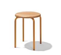 Tom Stacking stool Richard Lampert natural / daffodil yellow - RICHARD LAMPERT TOM NN