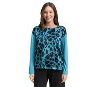 Tom Tailor 1048933 Long Sleeve T-shirt Blue M Woman