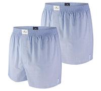 TOM TAILOR Boxer Shorts Pack of 2 Web Boxer Shorts, light blue, M
