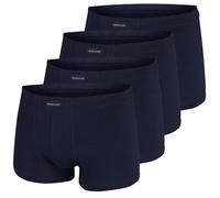 TOM TAILOR Boxer Shorts Pack of 4 Men's Basic Underwear Made of Natural Cotton, 4 x navy, L