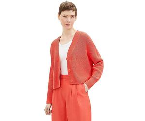 Tom Tailor Button Through Cardigan Red