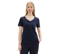 Tom Tailor Casual V-Neck T-Shirt Navy
